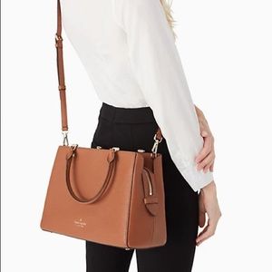 Kate Spade leila medium triple compartment satchel